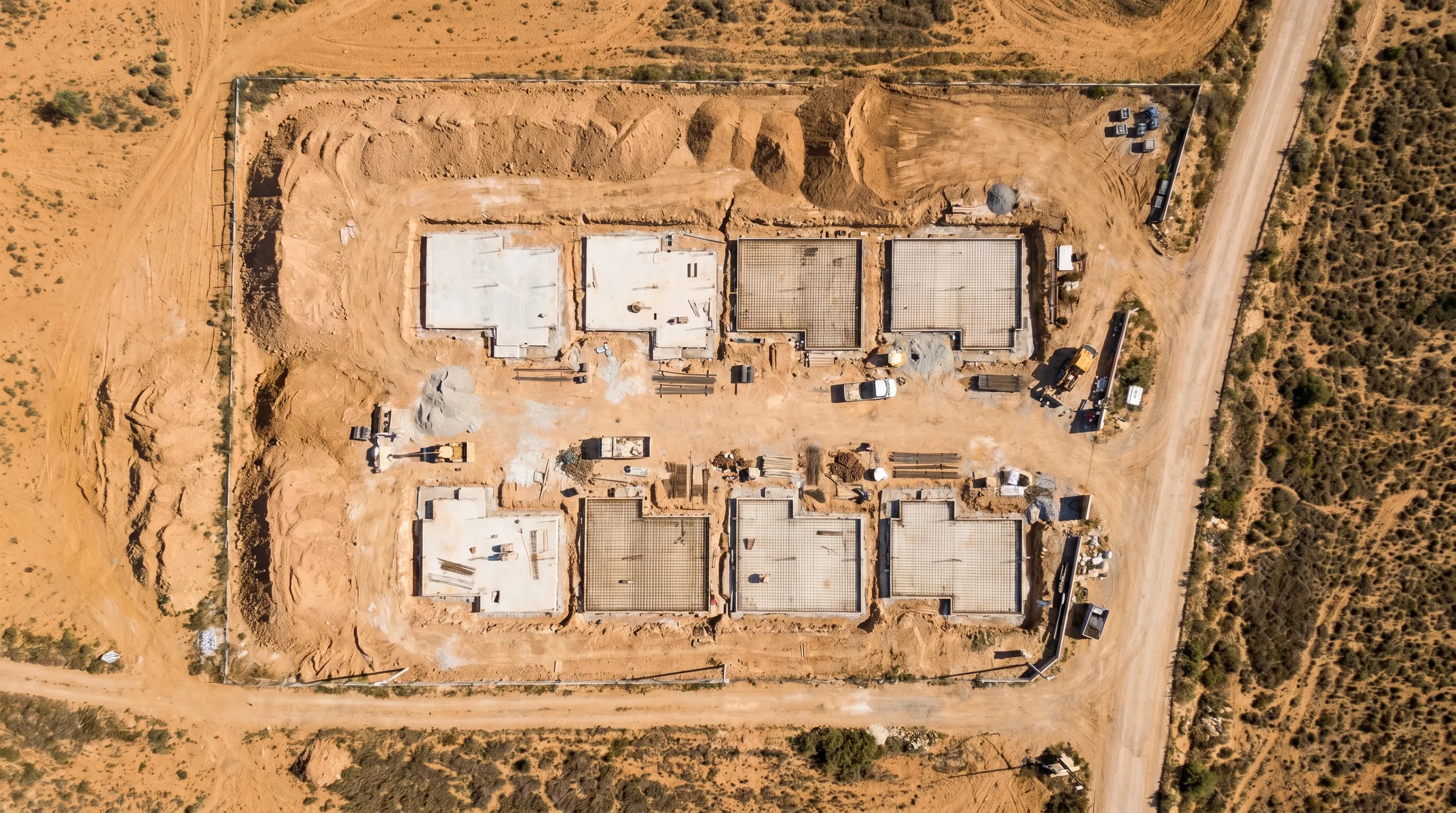 Informe fotográfico de seguimiento de obra con dron