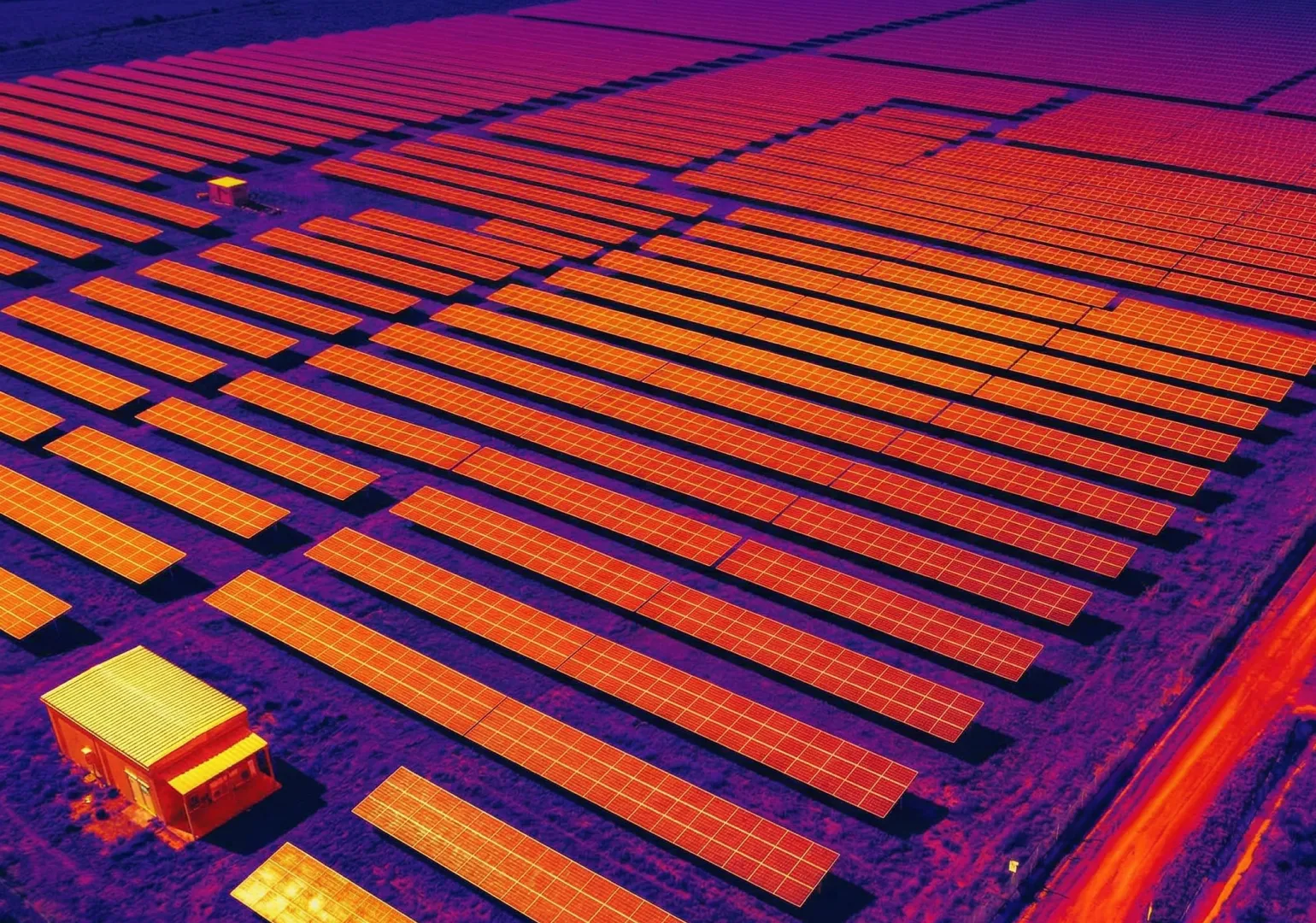 Annotated drone inspection report with defect markers