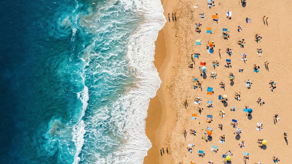 Professional drone video for business media