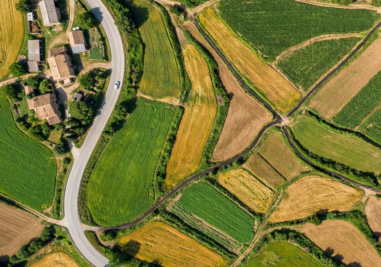 Traditional aerial site photo